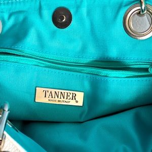 Tanner white leather bag made in Italy